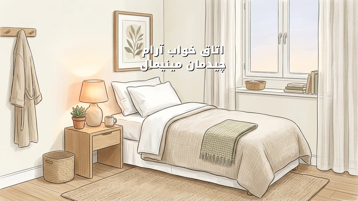 چیدمان اتاق خواب کوچک برای خواب آرام