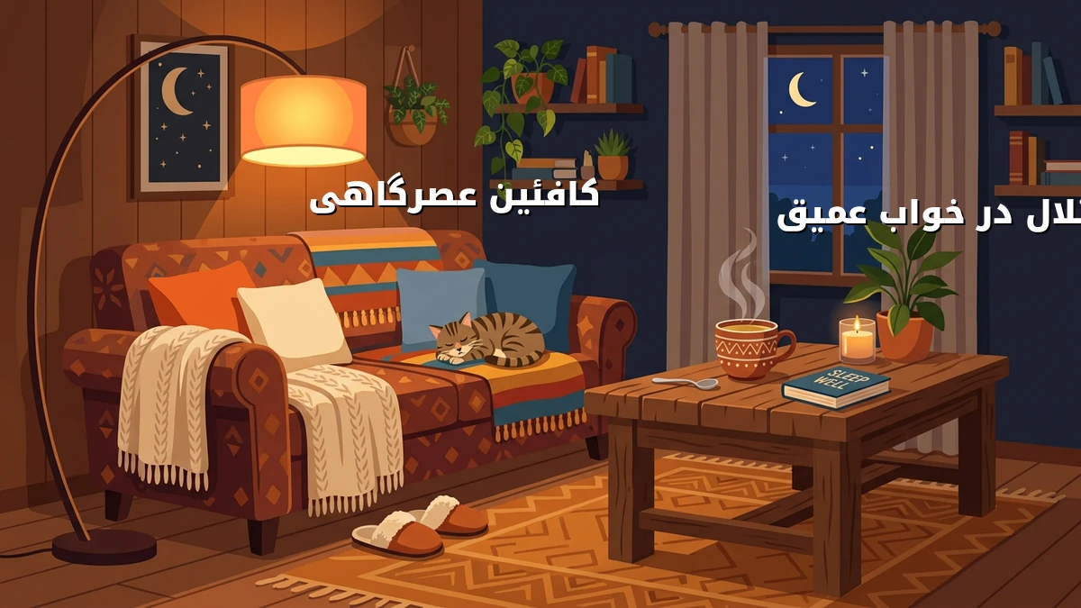 تاثیر قهوه عصر بر خواب افراد حساس به کافئین